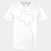 V-Neck Heavy Cotton 100% T-Shirt Thumbnail