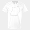 V-Neck Heavy Cotton 100% T-Shirt Thumbnail
