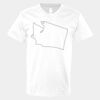 V-Neck Heavy Cotton 100% T-Shirt Thumbnail