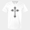 V-Neck Heavy Cotton 100% T-Shirt Thumbnail