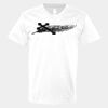 V-Neck Heavy Cotton 100% T-Shirt Thumbnail