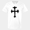 V-Neck Heavy Cotton 100% T-Shirt Thumbnail