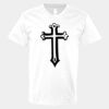 V-Neck Heavy Cotton 100% T-Shirt Thumbnail
