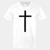 V-Neck Heavy Cotton 100% T-Shirt Thumbnail