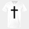 V-Neck Heavy Cotton 100% T-Shirt Thumbnail