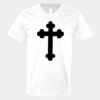 V-Neck Heavy Cotton 100% T-Shirt Thumbnail