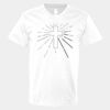 V-Neck Heavy Cotton 100% T-Shirt Thumbnail