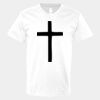 V-Neck Heavy Cotton 100% T-Shirt Thumbnail