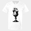 V-Neck Heavy Cotton 100% T-Shirt Thumbnail