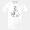 V-Neck Heavy Cotton 100% T-Shirt Thumbnail