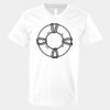 V-Neck Heavy Cotton 100% T-Shirt Thumbnail