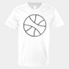 V-Neck Heavy Cotton 100% T-Shirt Thumbnail