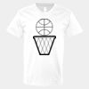 V-Neck Heavy Cotton 100% T-Shirt Thumbnail