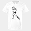 V-Neck Heavy Cotton 100% T-Shirt Thumbnail