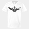 V-Neck Heavy Cotton 100% T-Shirt Thumbnail