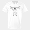 V-Neck Heavy Cotton 100% T-Shirt Thumbnail