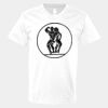 V-Neck Heavy Cotton 100% T-Shirt Thumbnail