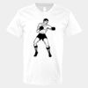 V-Neck Heavy Cotton 100% T-Shirt Thumbnail
