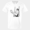 V-Neck Heavy Cotton 100% T-Shirt Thumbnail