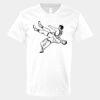 V-Neck Heavy Cotton 100% T-Shirt Thumbnail