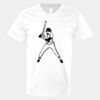 V-Neck Heavy Cotton 100% T-Shirt Thumbnail