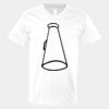 V-Neck Heavy Cotton 100% T-Shirt Thumbnail