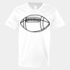 V-Neck Heavy Cotton 100% T-Shirt Thumbnail