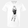 V-Neck Heavy Cotton 100% T-Shirt Thumbnail