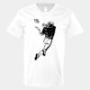 V-Neck Heavy Cotton 100% T-Shirt Thumbnail