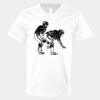 V-Neck Heavy Cotton 100% T-Shirt Thumbnail
