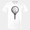 V-Neck Heavy Cotton 100% T-Shirt Thumbnail