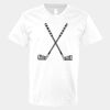 V-Neck Heavy Cotton 100% T-Shirt Thumbnail