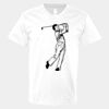 V-Neck Heavy Cotton 100% T-Shirt Thumbnail