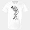 V-Neck Heavy Cotton 100% T-Shirt Thumbnail
