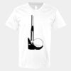 V-Neck Heavy Cotton 100% T-Shirt Thumbnail