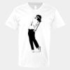 V-Neck Heavy Cotton 100% T-Shirt Thumbnail
