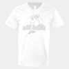 V-Neck Heavy Cotton 100% T-Shirt Thumbnail