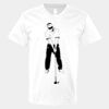 V-Neck Heavy Cotton 100% T-Shirt Thumbnail