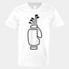 V-Neck Heavy Cotton 100% T-Shirt Thumbnail