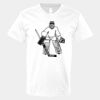 V-Neck Heavy Cotton 100% T-Shirt Thumbnail