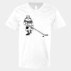 V-Neck Heavy Cotton 100% T-Shirt Thumbnail