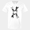 V-Neck Heavy Cotton 100% T-Shirt Thumbnail
