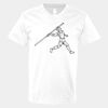 V-Neck Heavy Cotton 100% T-Shirt Thumbnail