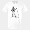 V-Neck Heavy Cotton 100% T-Shirt Thumbnail