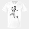 V-Neck Heavy Cotton 100% T-Shirt Thumbnail