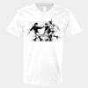 V-Neck Heavy Cotton 100% T-Shirt Thumbnail
