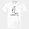 V-Neck Heavy Cotton 100% T-Shirt Thumbnail