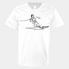 V-Neck Heavy Cotton 100% T-Shirt Thumbnail