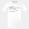 V-Neck Heavy Cotton 100% T-Shirt Thumbnail