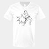 V-Neck Heavy Cotton 100% T-Shirt Thumbnail